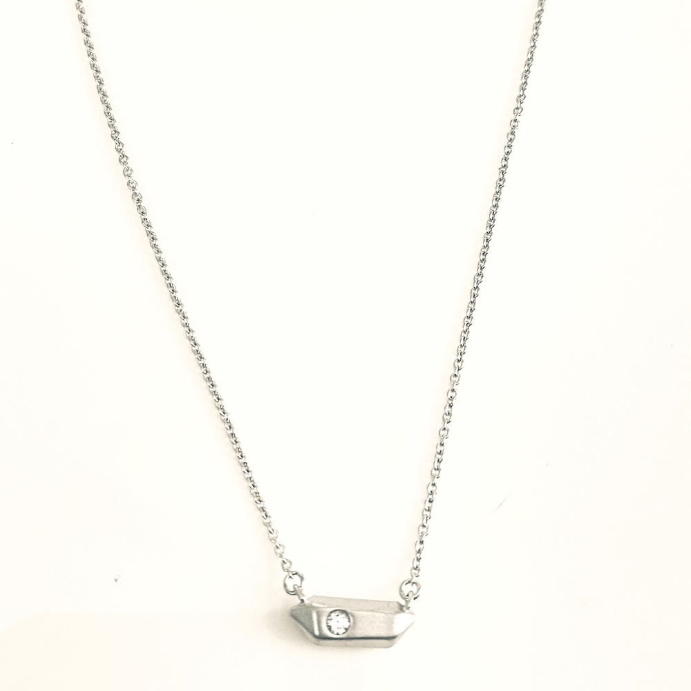 NEW Kendra Scott Charley Necklace in Silver